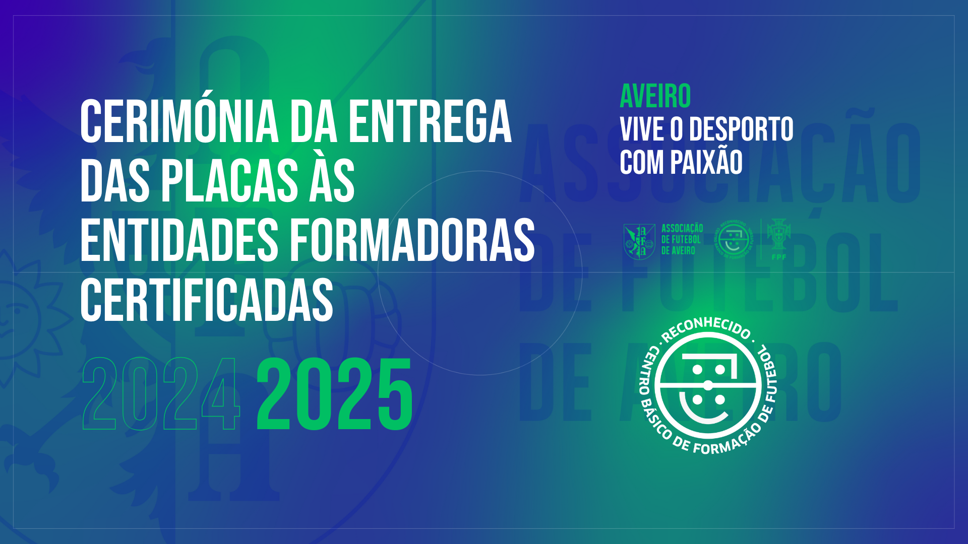 Quartel das Artes recebe Cerimónia de Entrega das Placas de Certificação da FPF